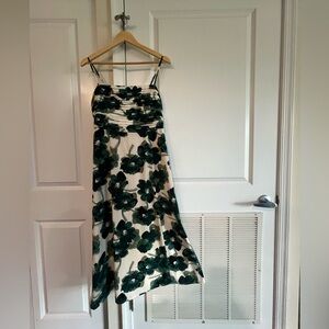Abercrombie green floral dress